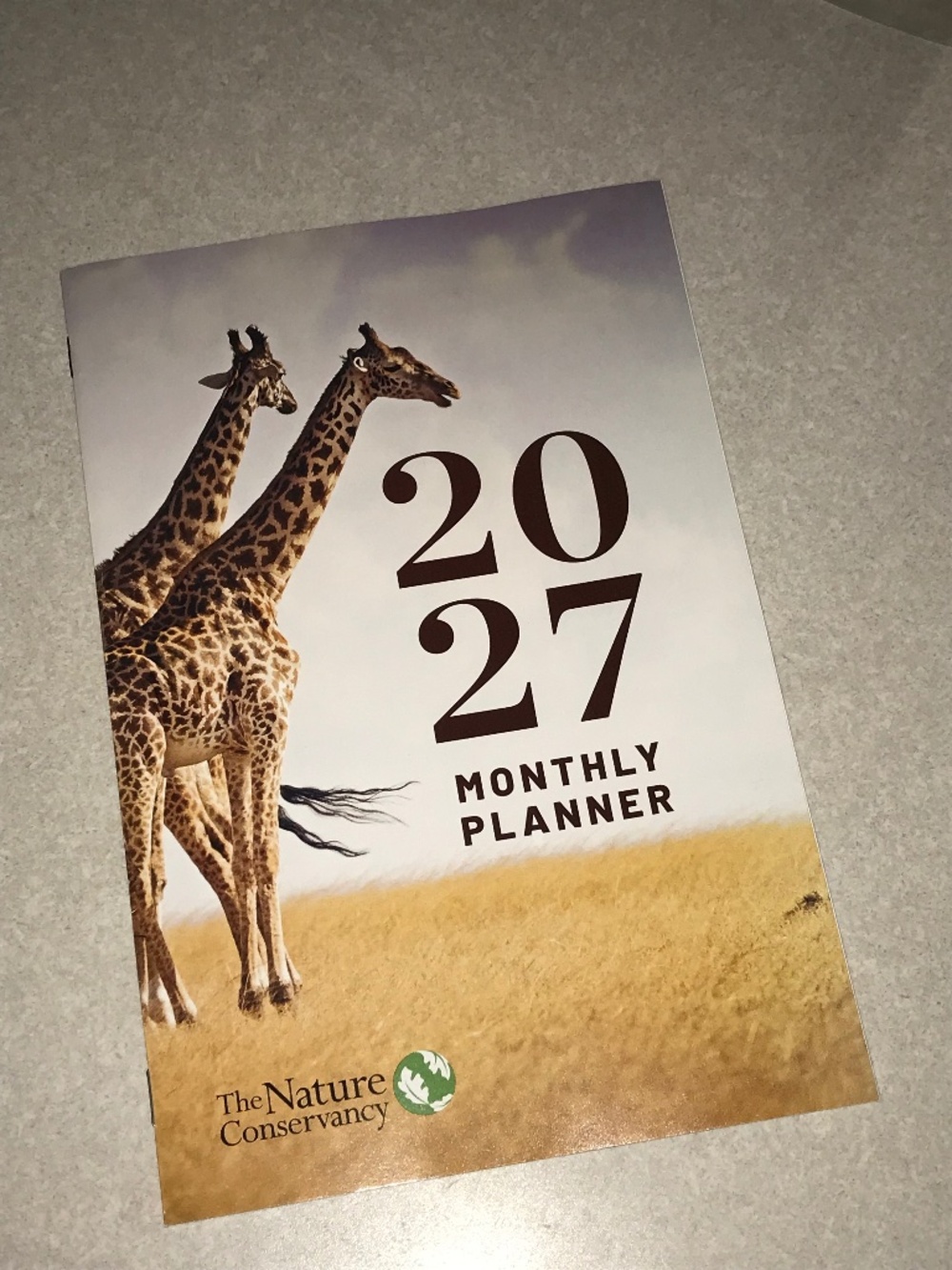2027 Monthly Planner portable desktop calendar